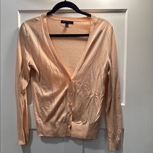 Banana Republic Cream Cardigan Lightweight Knit